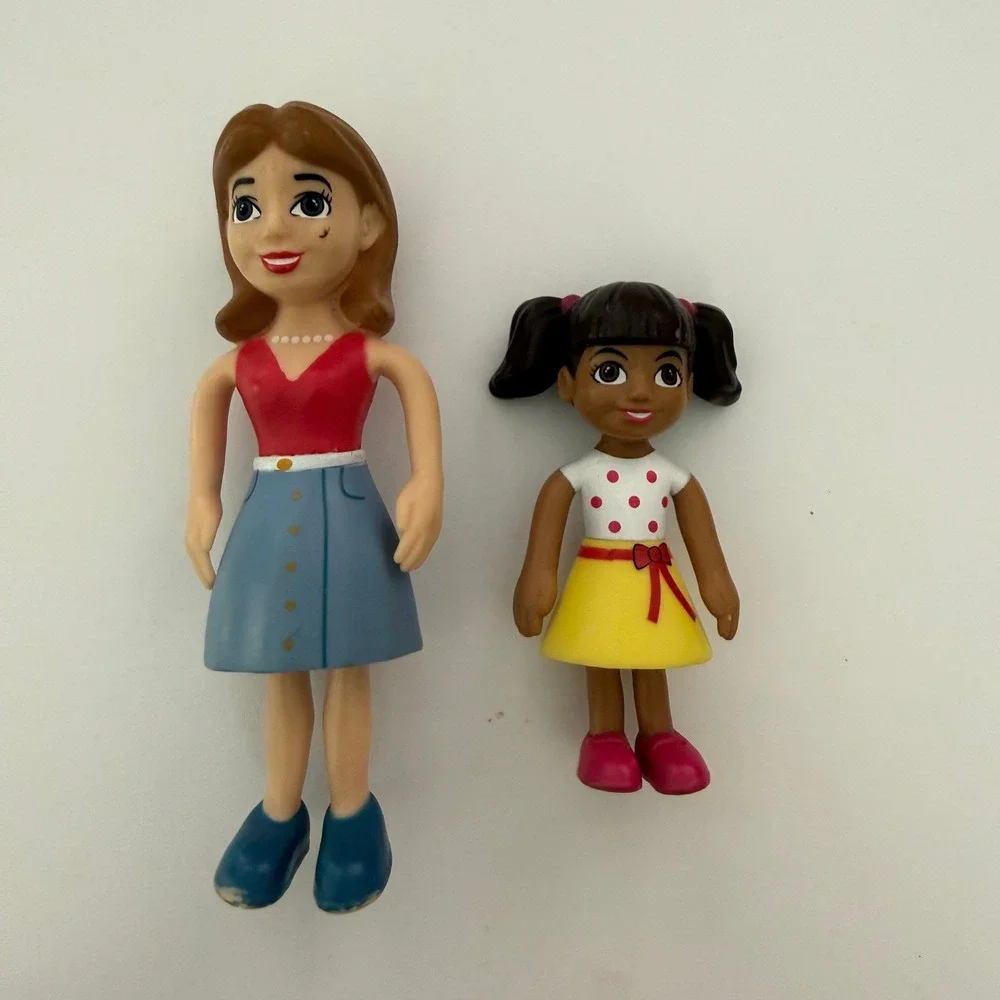 Lakeshore Learning Posable Family Figures Mother and Daughter Vinyl Dolls Set